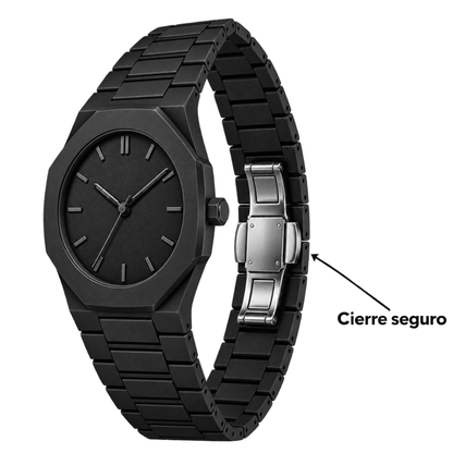Reloj negro elegante