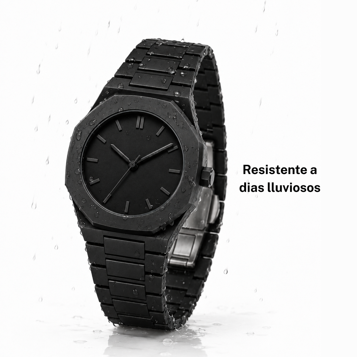 Reloj negro elegante